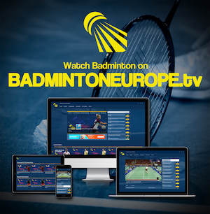 BadmintonEurope.com Front page